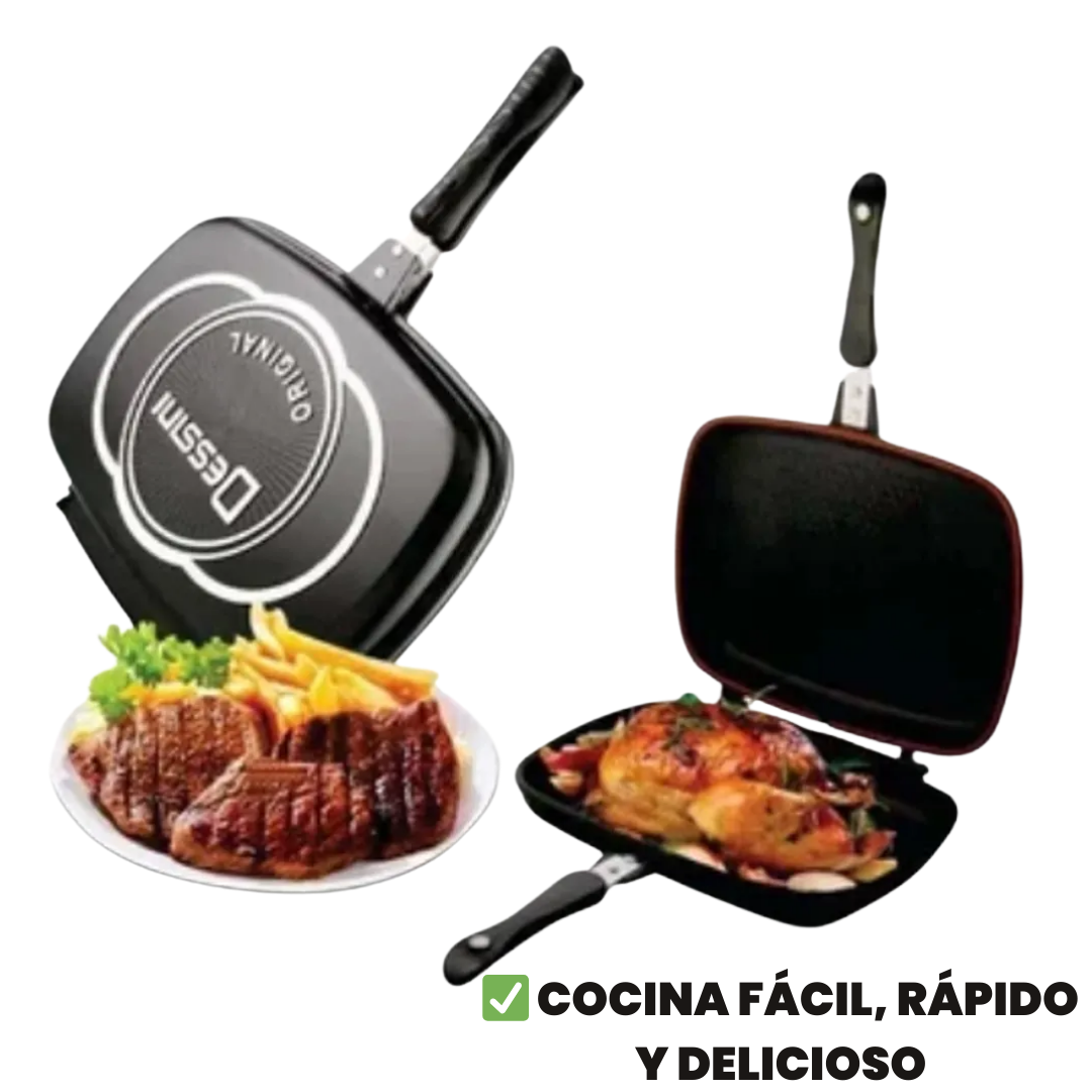 SARTEN DOBLE PARRILLA 36CM