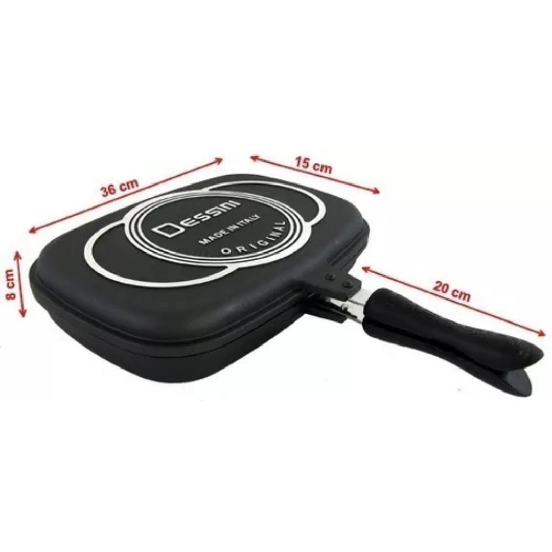 SARTEN DOBLE PARRILLA 36CM